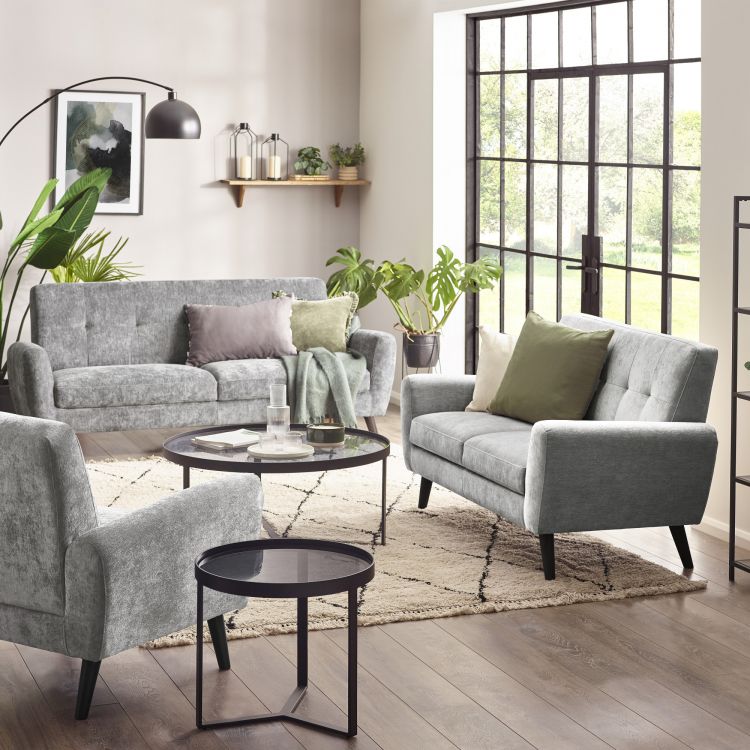 Monza 3 Seater Sofa - Dove