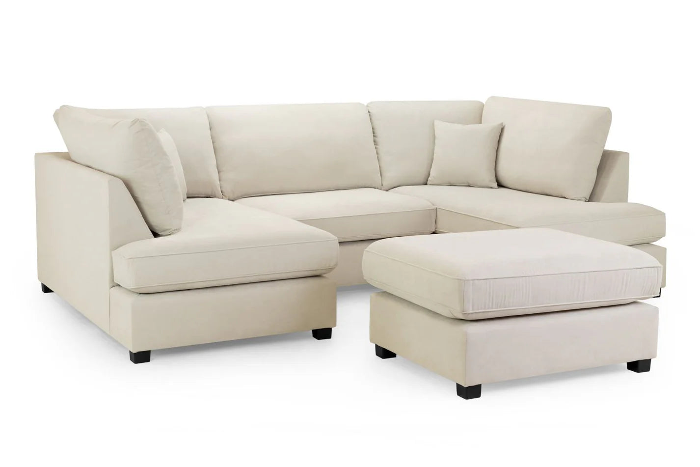 Carnaby Classic Sofa Beige U Shape Corner