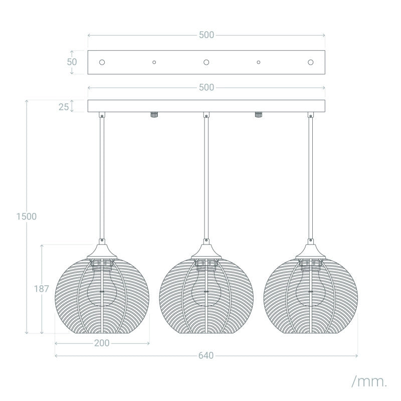 Klimt Bar Ceiling Pendant