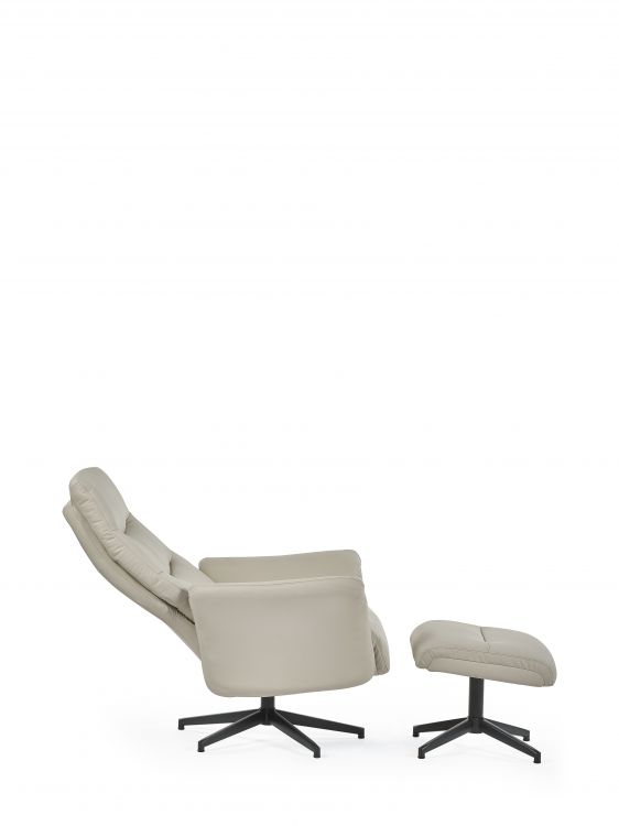 Priya Chair And Stool - Grey