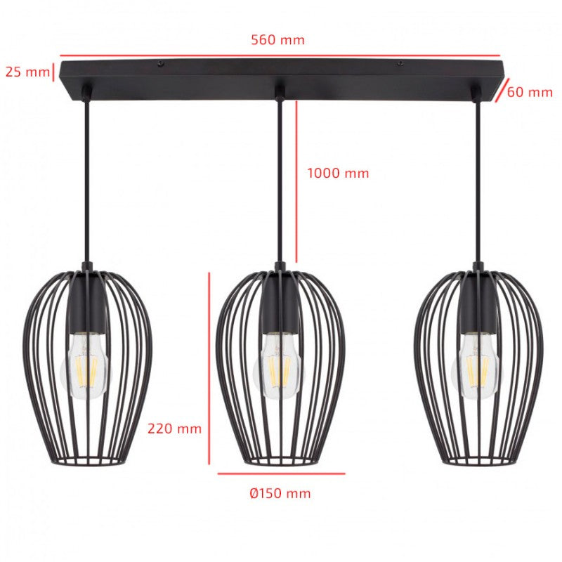 Telmi Bar Ceiling Pendant Light