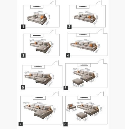 Four Seater Corner 330cm