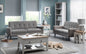 Monza 3-Seater Compact Retro Sofa- Grey