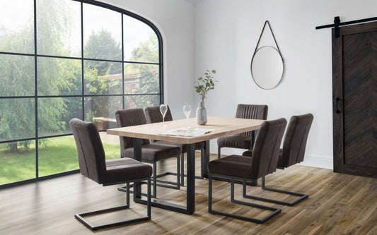 Brooklyn Dining Chair - Charcoal Grey- Set of 4