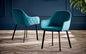 Lima Dining Chair - Teal Velvet- Pack of 4