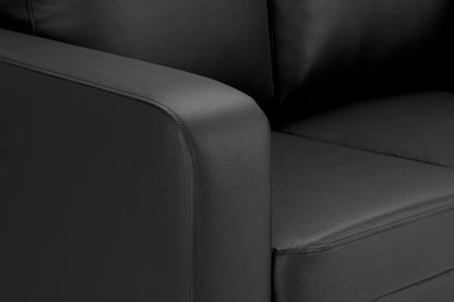 Box Sofa 3 Seater: Black