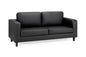 Box Sofa 3 Seater: Black