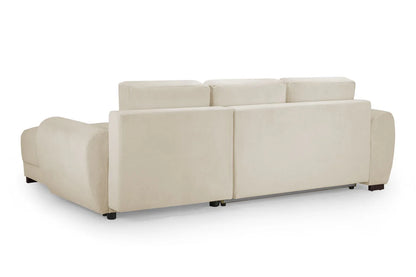 Azzuro Sofabed Universal Corner: Cream