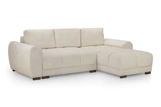 Azzuro Sofabed Universal Corner: Cream