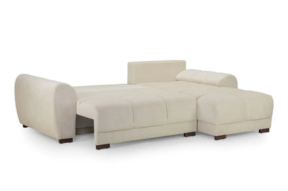 Azzuro Sofabed Universal Corner: Cream