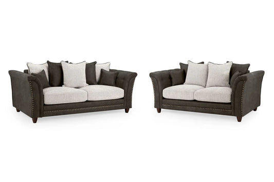 Bella 3+2 Sofa: Grey