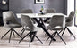 Bradley White Marble Dining Table