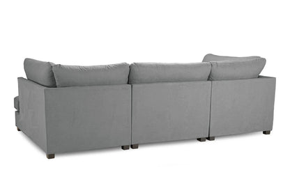 Carnaby Classic Sofa Grey U Shape Corner