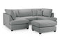 Carnaby Classic Sofa Grey U Shape Corner