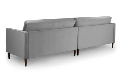 Harper Sofa Plush Grey 4 Seater