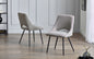 Iris Boucle Dining Chair - Grey- Pack of 4