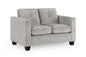 Jerry 2 Seater: Grey Fabric