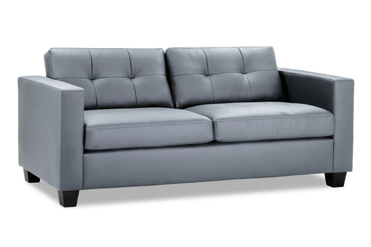 Jerry 3 Seater: Grey Leather