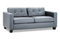 Jerry 3 Seater: Grey Leather