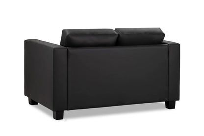 Jerry 2 Seater: Black Leather