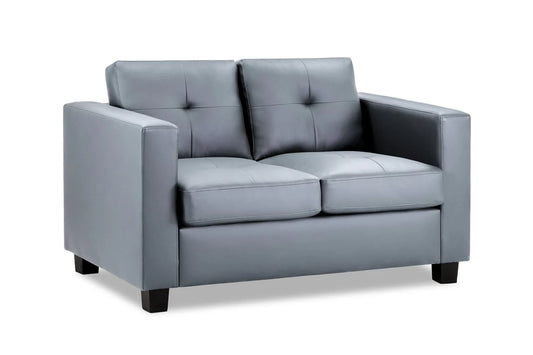 Jerry 2 Seater: Grey Leather