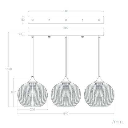 Klimt Bar Ceiling Pendant