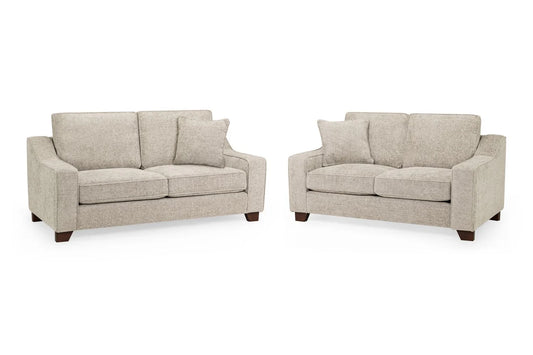 Nebraska 3+2 Sofa: Stone